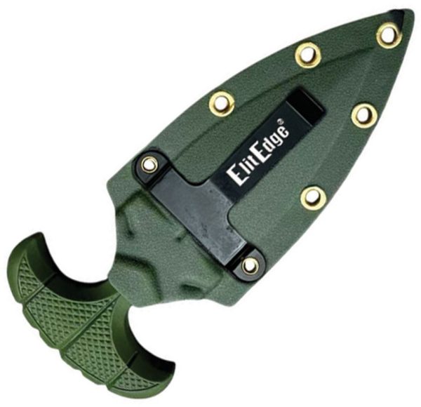 ElitEdge Push Dagger Green ABS Double Edge 440