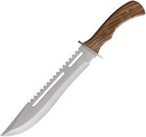 EE20669WD.jpg ElitEdge Hunting Fixed Blade - 440C Sawback Blade