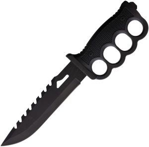 ElitEdge Tactical Fixed Blade - 420C Sawback Blade