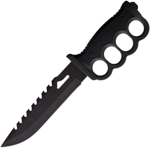 ElitEdge Tactical Fixed Blade - 420C Sawback Blade