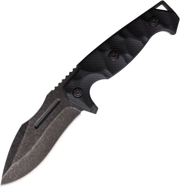 ElitEdge Tactical Fixed Blade - Stonewash 420C Blade