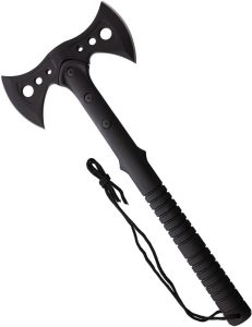 EEAAXE9D.jpg ElitEdge Tactical Axe - Black Stainless Head