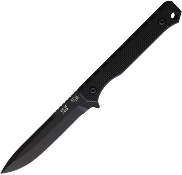 Eickhorn Solingen UC3 Black Fixed Blade G10 3.63in