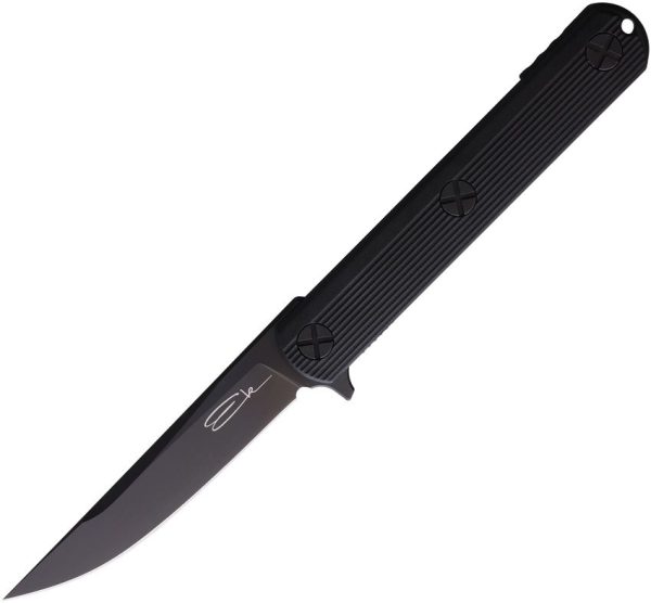 EK Linerlock Folding Knife S35VN Blade Black Glass Nylon