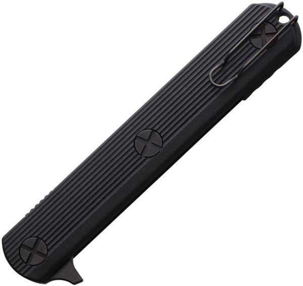 EK Linerlock Folding Knife S35VN Blade Black Glass Nylon