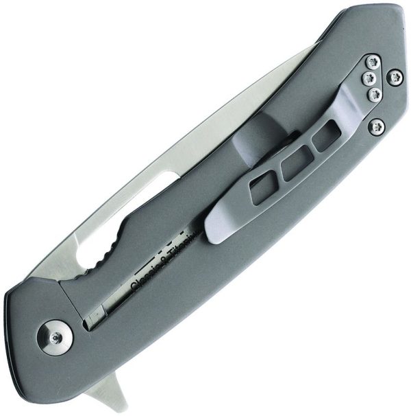 EKA Classic 8 Framelock Gray Titanium Stainless Knife