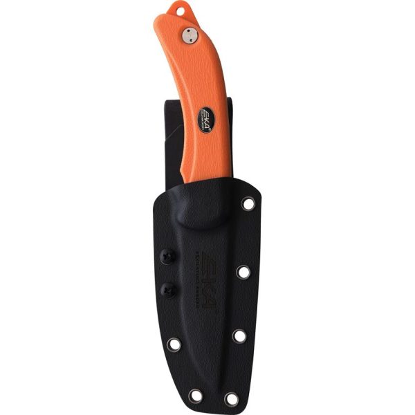 EKA Swedblade G4 Orange Fixed Blade Knife 12C27 Sandvik Steel
