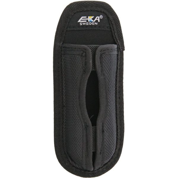 EKA Swede 88 Lockback Black Rubber Stainless Knife