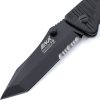 EKA Swede T9 Button Lock Folding Knife Black Sandvik 12C27