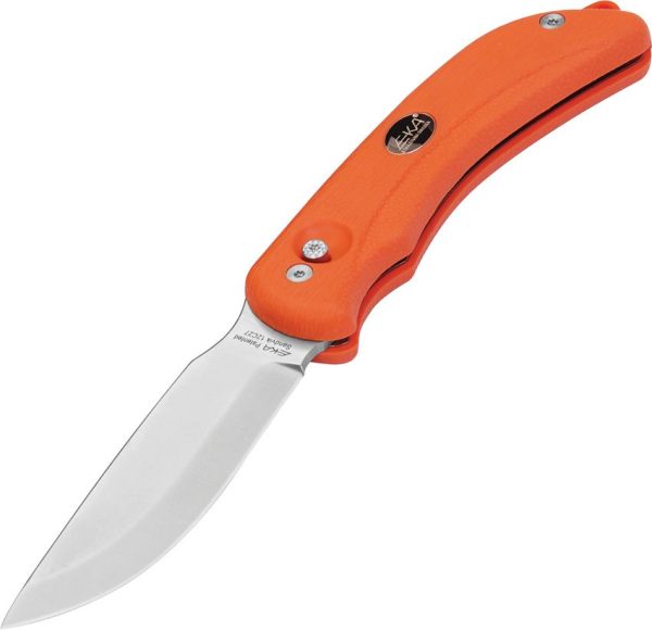 EKA G3 Hunting Knife Orange 12C27 Sandvik Rotating Blade