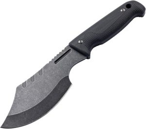 EKA AxeBlade W1 Black Fixed Blade Knife Sandvik 12C27 Steel