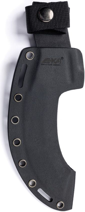 EKA AxeBlade W1 Black Fixed Blade Knife Sandvik 12C27 Steel