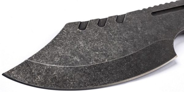 EKA AxeBlade W1 Black Fixed Blade Knife Sandvik 12C27 Steel