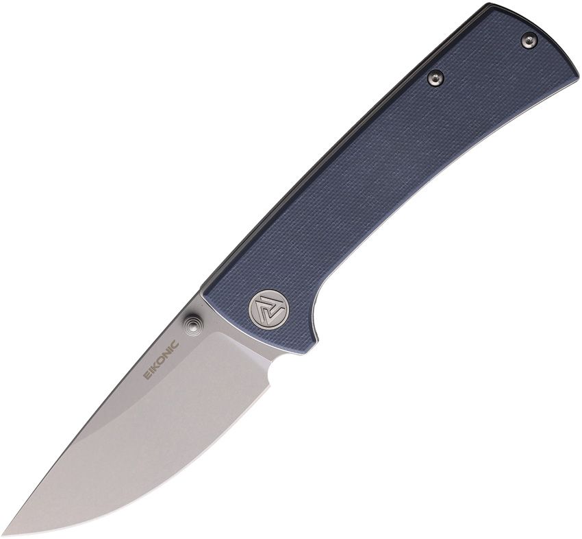 EIKONIC RCK9 Linerlock Folding Knife 3" D2 Blue G10