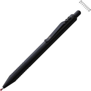 Everyman Grafton Black Aluminum Tactical Pen Click Top EDC