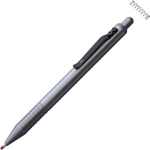 Everyman Grafton Gunmetal Tactical Pen Aluminum EDC Click Top