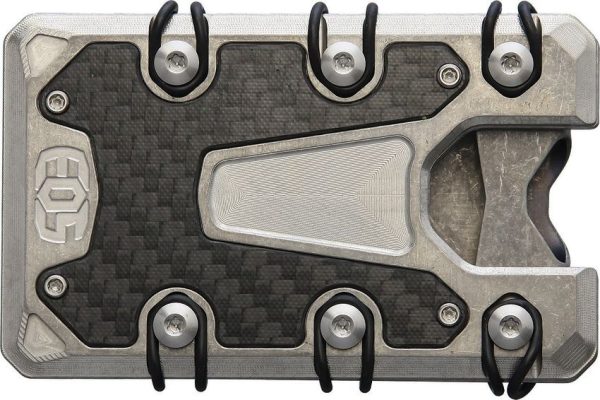 EOS048.jpg EOS Wallet 3.0 Stonewashed Titanium Carbon Fiber RFID EDC