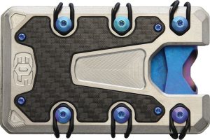 EOS050.jpg EOS Wallet 3.0 Satin Blue Titanium RFID EDC Multi-Tool