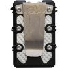 EOS 3.0 Lite Wallet Black Titanium Money Clip RFID Block