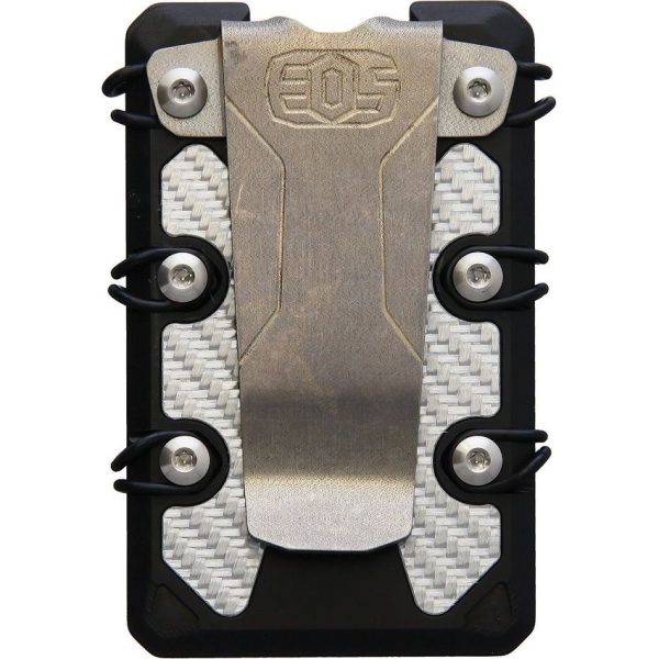 EOS 3.0 Lite Wallet Black Titanium Money Clip RFID Block