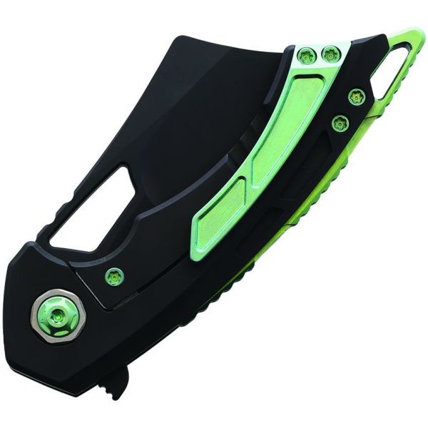 EOS Mini Nautilus Framelock CPM-S60V Black Green Titanium