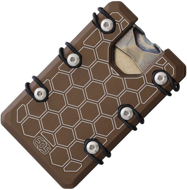 EOS Wallet 3.0 Lite Bronze Hex Titanium Money Clip