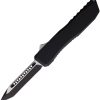 EOS Auto Harpoon OTF Black/Blue Tanto Knife