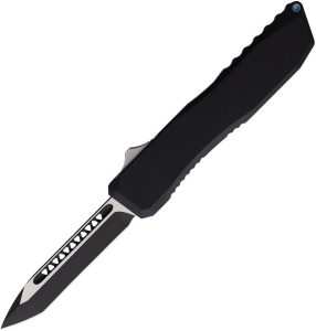 EOS Auto Harpoon OTF Black/Blue Tanto Knife