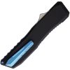 EOS Auto Harpoon OTF Black/Blue Tanto Knife