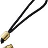 EOS Pill Bead Lanyard Brass Hardware