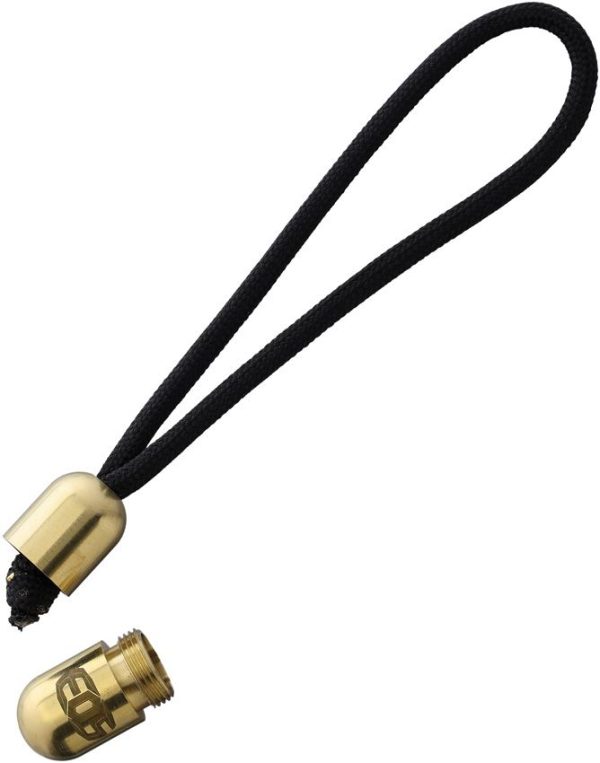 EOS Pill Bead Lanyard Brass Hardware