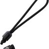 EOS Pill Bead Lanyard Black Aluminum