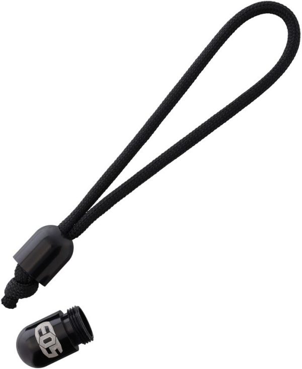 EOS Pill Bead Lanyard Black Aluminum
