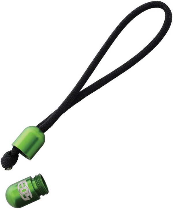 EOS Pill Bead Lanyard Green Aluminum