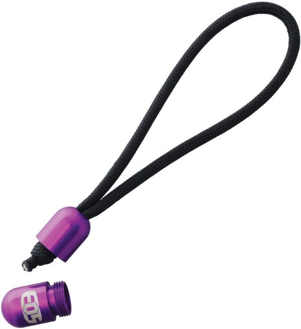 EOS Pill Bead Lanyard Purple Aluminum