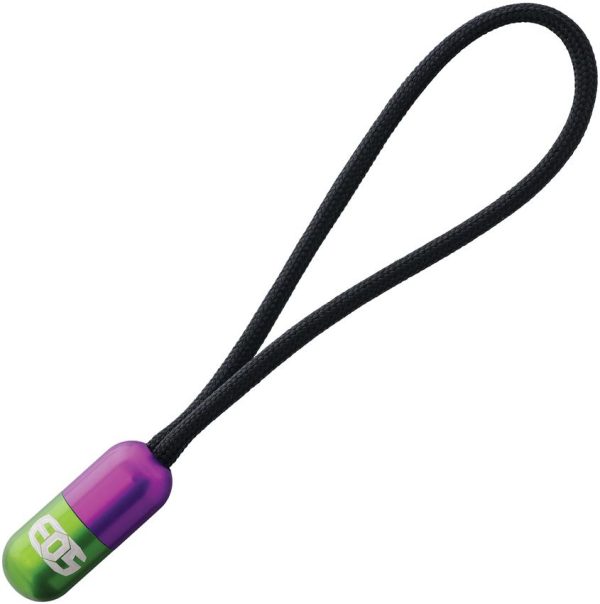 EOS Pill Bead Lanyard - Green/Purple Aluminum
