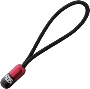 EOS Pill Bead Lanyard - Black/Red Aluminum