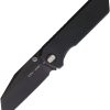 EOS Micro Surgeon Framelock Black Folding Knife CTS-XHP