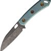 EOS140.jpg EOS Sandshark Fixed Blade Titanium Acid Washed AEB-L