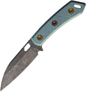 EOS Sandshark Fixed Blade Titanium Acid Washed AEB-L