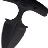 EOS Aztec Push Dagger Black G10 Fixed Blade Knife AEB-L