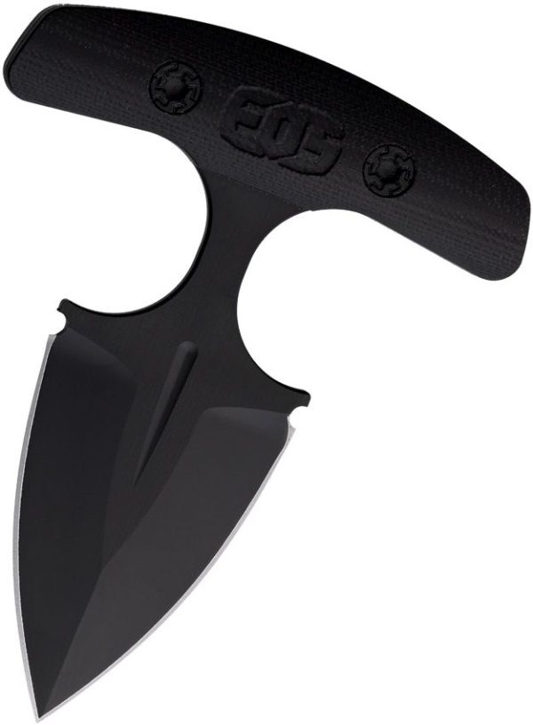 EOS Aztec Push Dagger Black G10 Fixed Blade Knife AEB-L