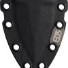 EOS Aztec Push Dagger Black G10 Fixed Blade Knife AEB-L
