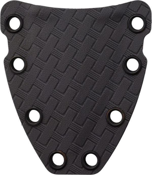 EOS Aztec Push Dagger Black Titanium Blade Blue Handle Fixed