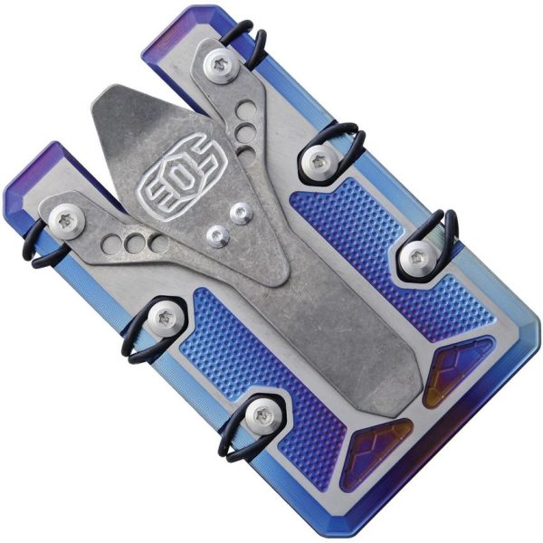 EOS Titanium 2.5 Wallet Flame Anodized EDC Card Holder USA