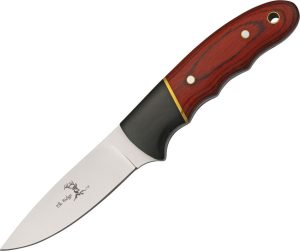 ER029.jpg Elk Ridge Hunter - 440 Stainless Wood Handle Fixed Blade