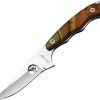 Elk Ridge Upswept Hunter - Camo Pakkawood 440 Stainless