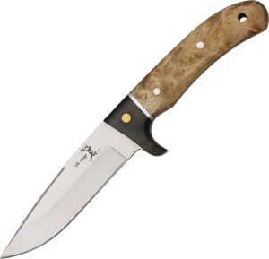 Elk Ridge Hunter - 440 Stainless Full Tang Burl Wood