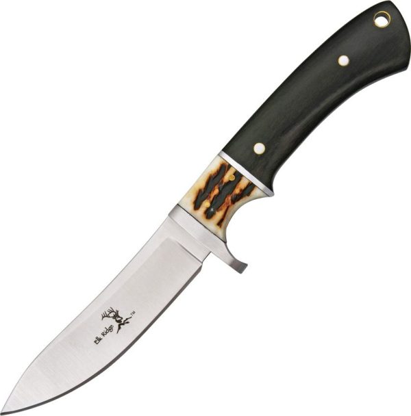 ER087.jpg Elk Ridge Hunter Full Tang Fixed Blade - Stag Handle