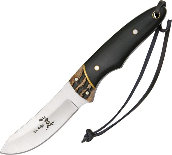 ER088.jpg Elk Ridge Hunter Full Tang Fixed Blade - Black Handle